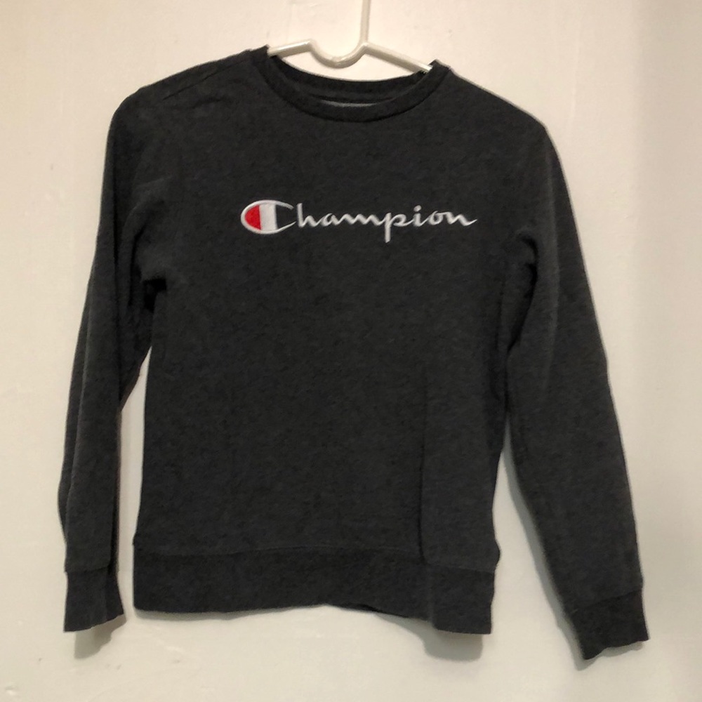 Champion Sweatshirt: Gray